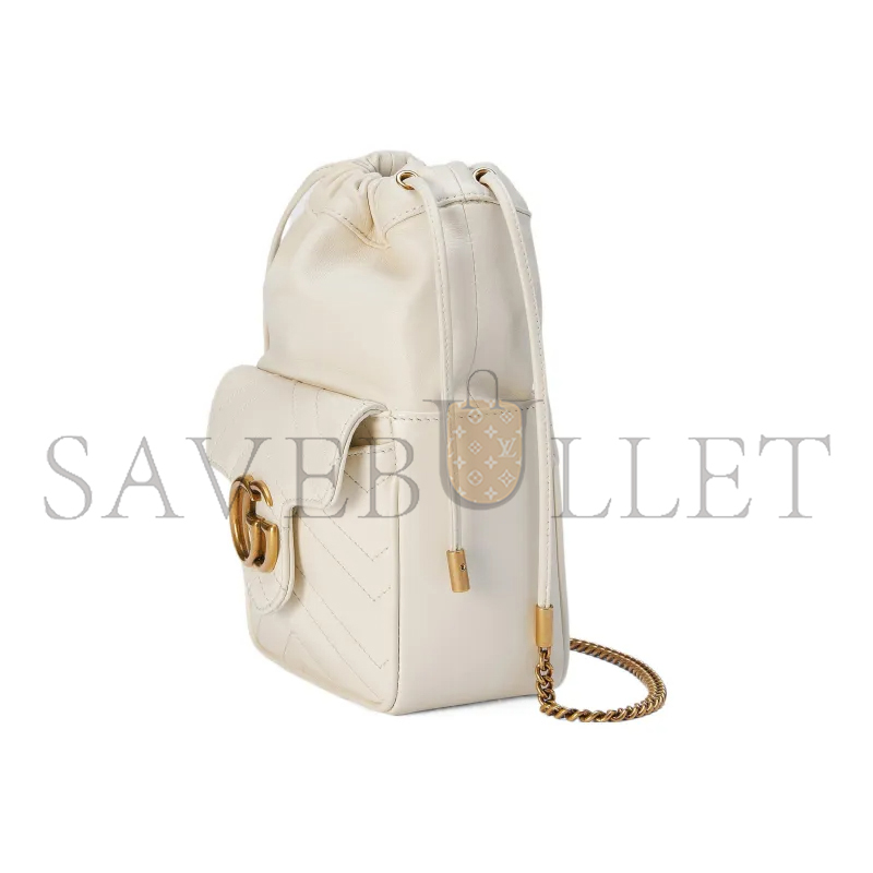 G*u*i gg marmont mini bucket bag 746433 (20*14.5*7.5cm)